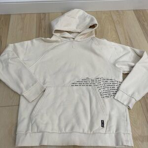 Aesthetic Revolution ASRV Hoodie Sweatshirt DSG-0305 Cream M Mantra Patchwork